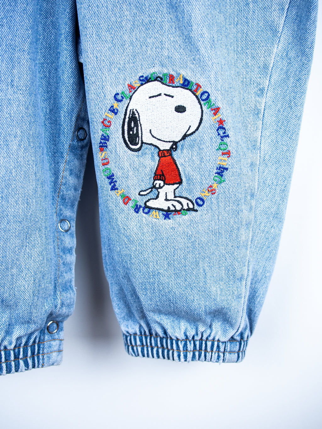 Vintage Rare Snoopy Denim Boiler Suit - Age 24 months