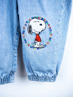 Vintage Rare Snoopy Denim Boiler Suit - Age 24 months