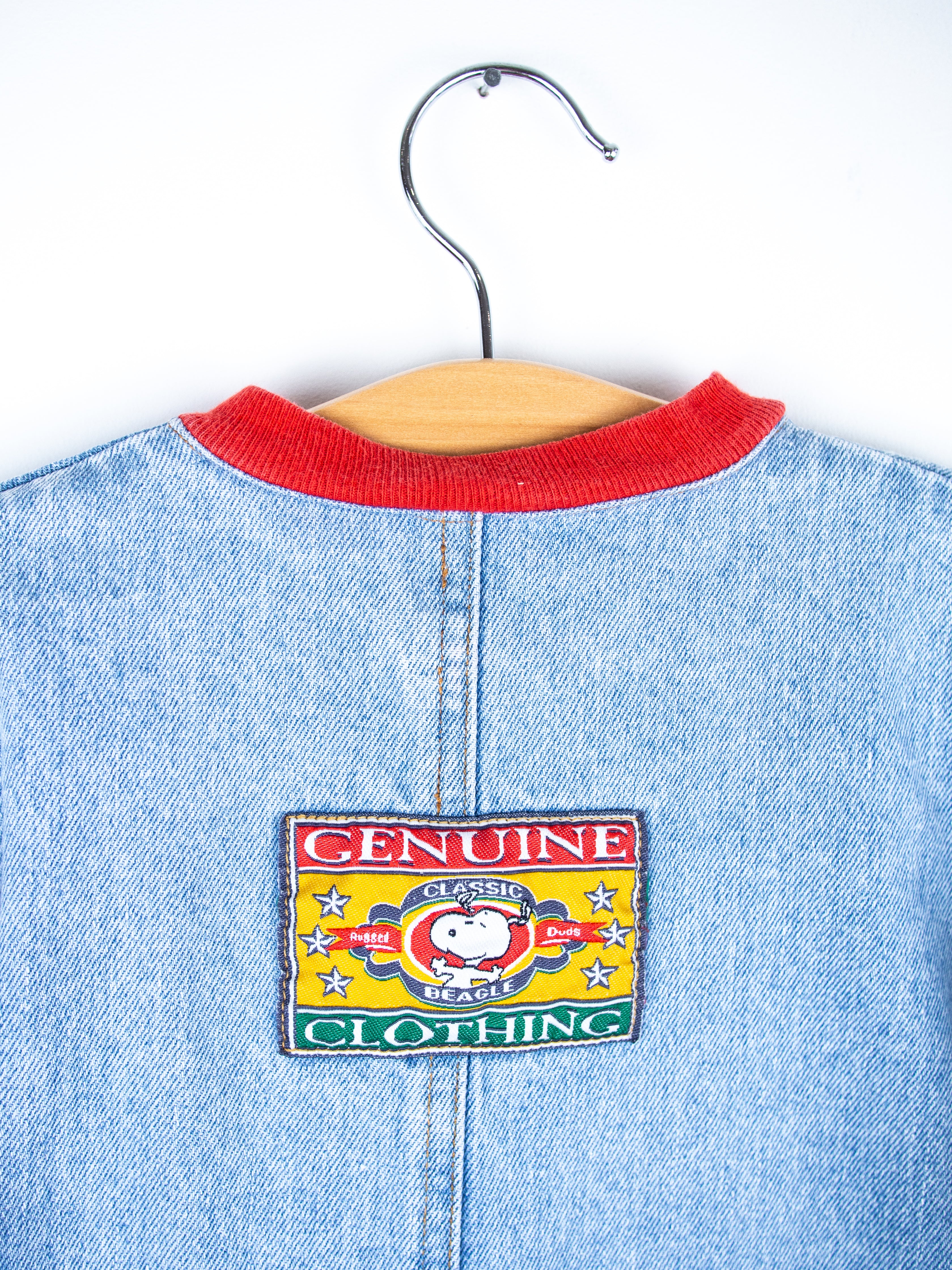 Vintage Rare Snoopy Denim Boiler Suit - Age 24 months