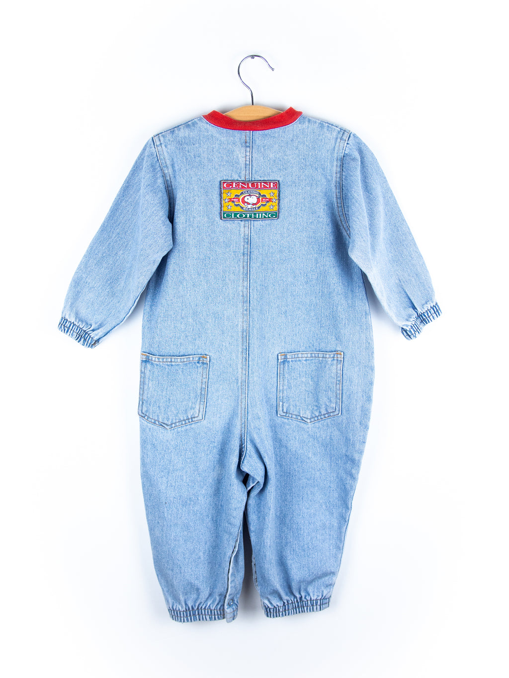 Vintage Rare Snoopy Denim Boiler Suit - Age 24 months