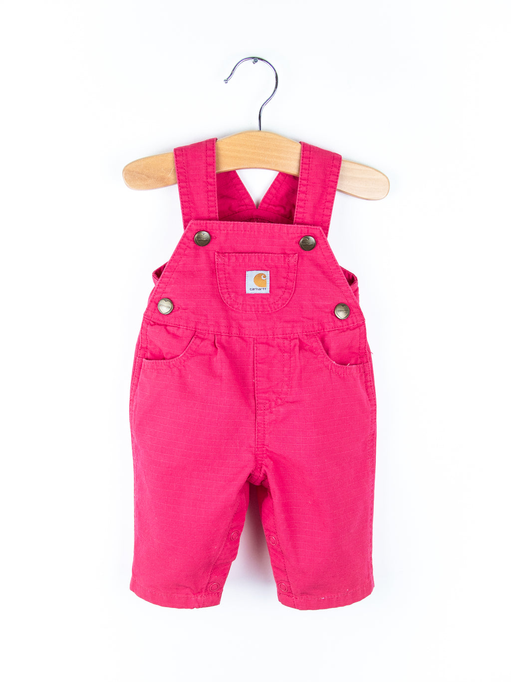 Carhartt Pink Ripstop Dungarees - Age 0-3 months