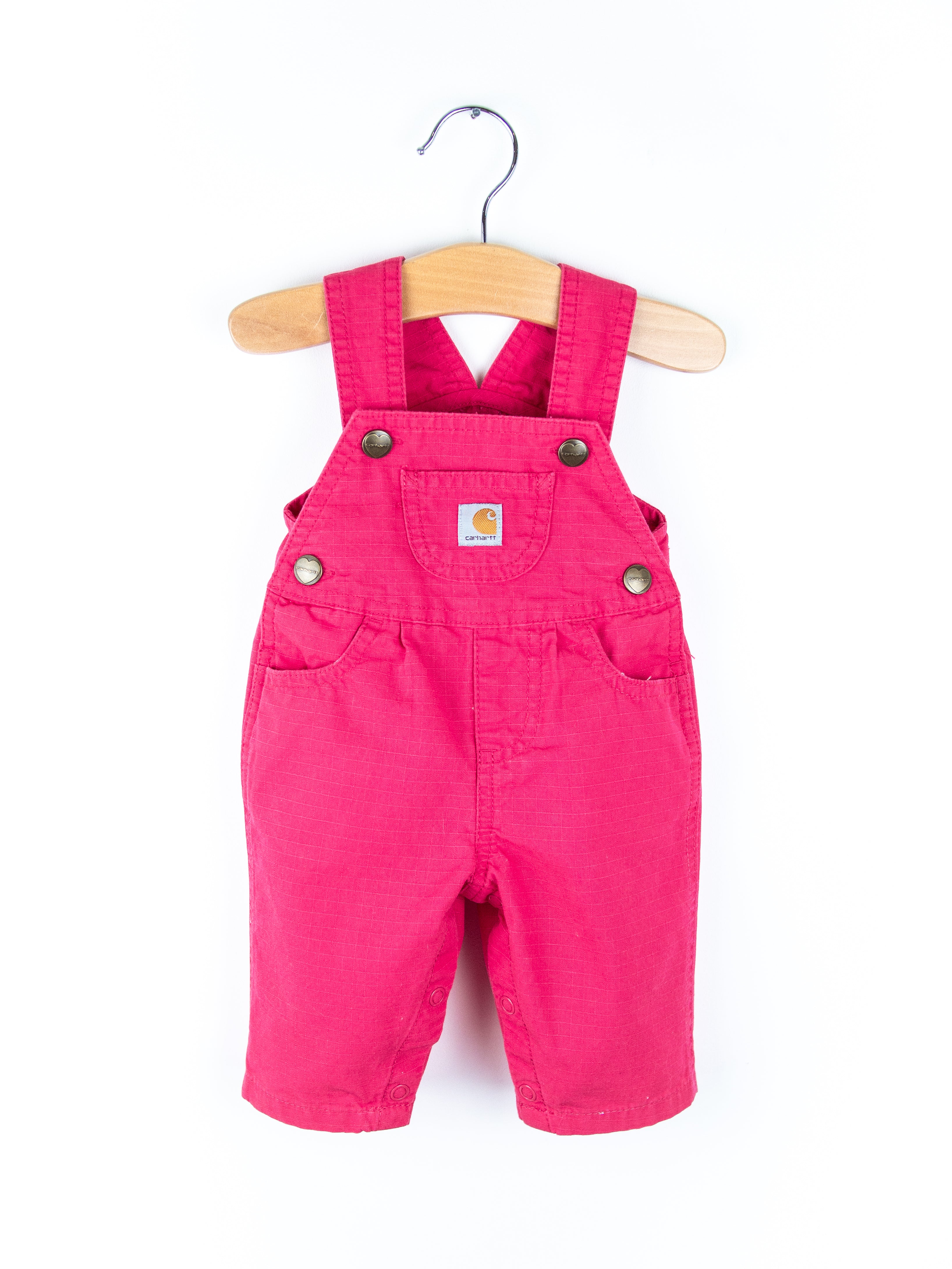 Carhartt Pink Ripstop Dungarees - Age 0-3 months