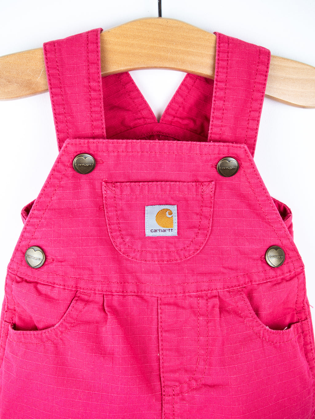 Carhartt Pink Ripstop Dungarees - Age 0-3 months