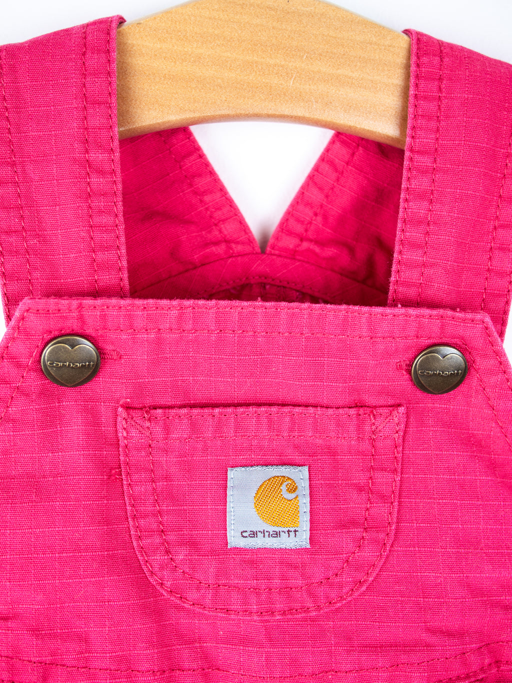 Carhartt Pink Ripstop Dungarees - Age 0-3 months
