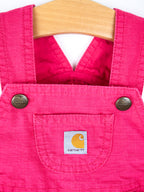 Carhartt Pink Ripstop Dungarees - Age 0-3 months