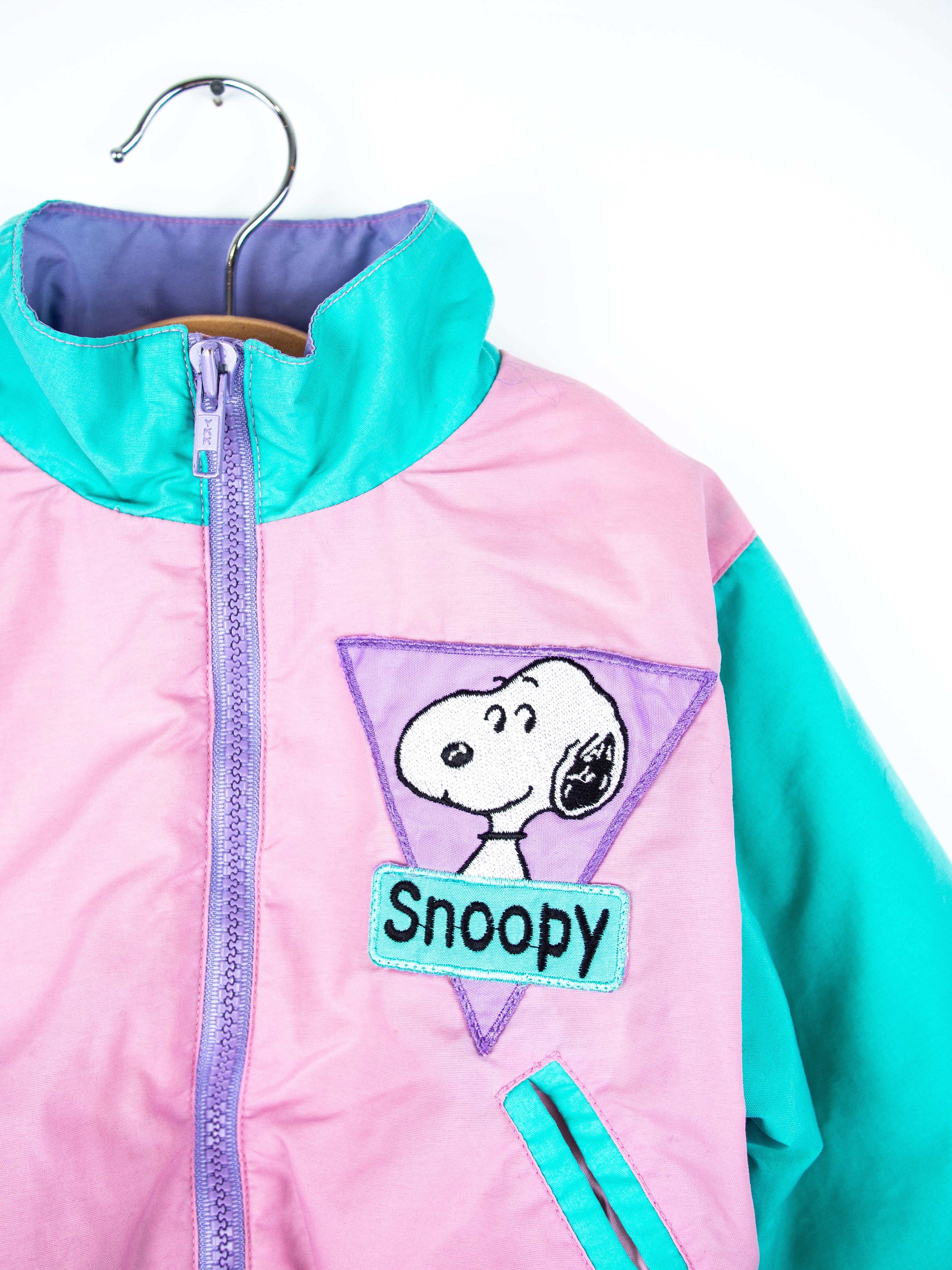 Vintage Snoopy Pastel Shell Jacket - Age 12 months