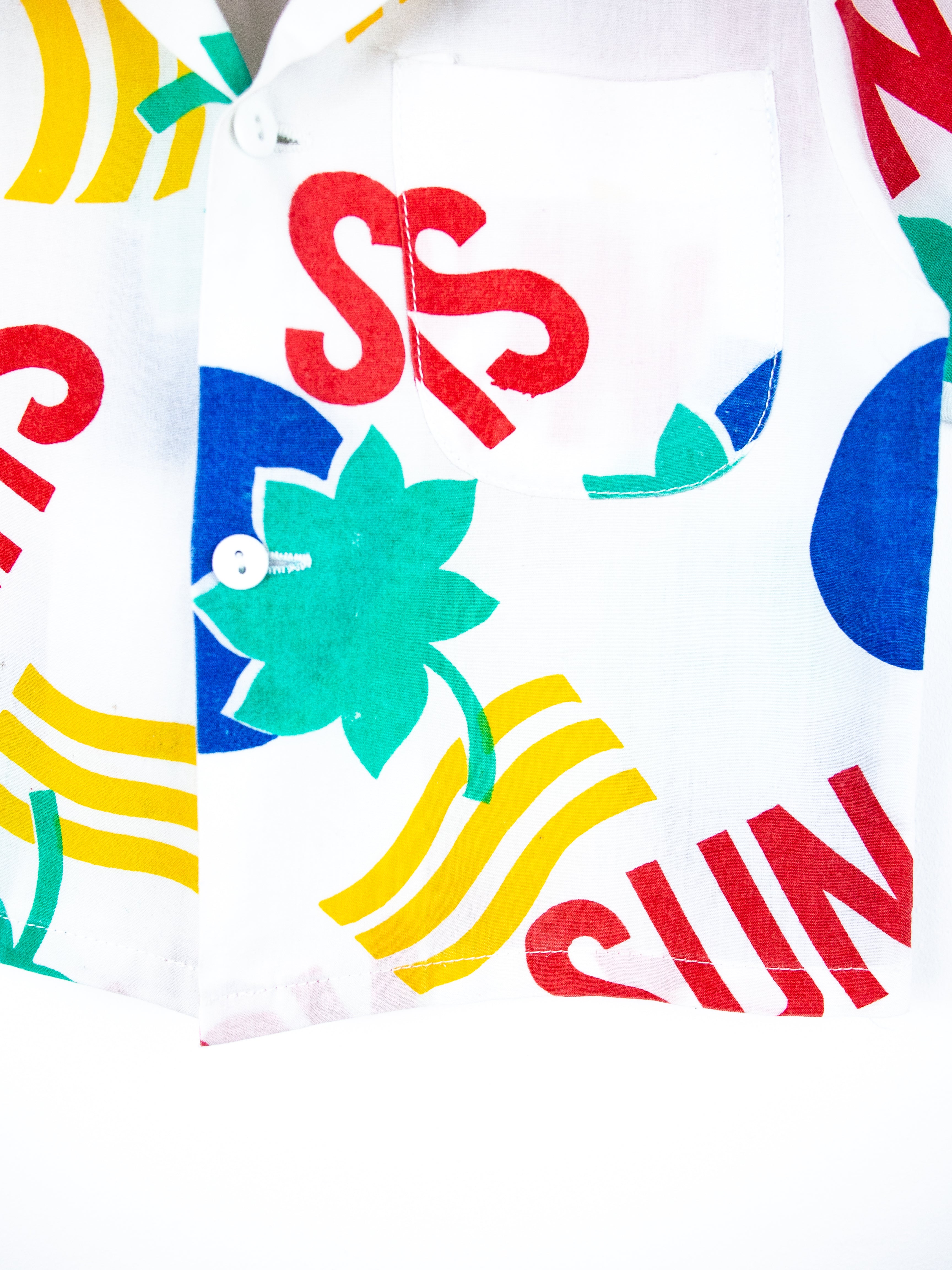Vintage Sun Print Shirt - Age 12 months