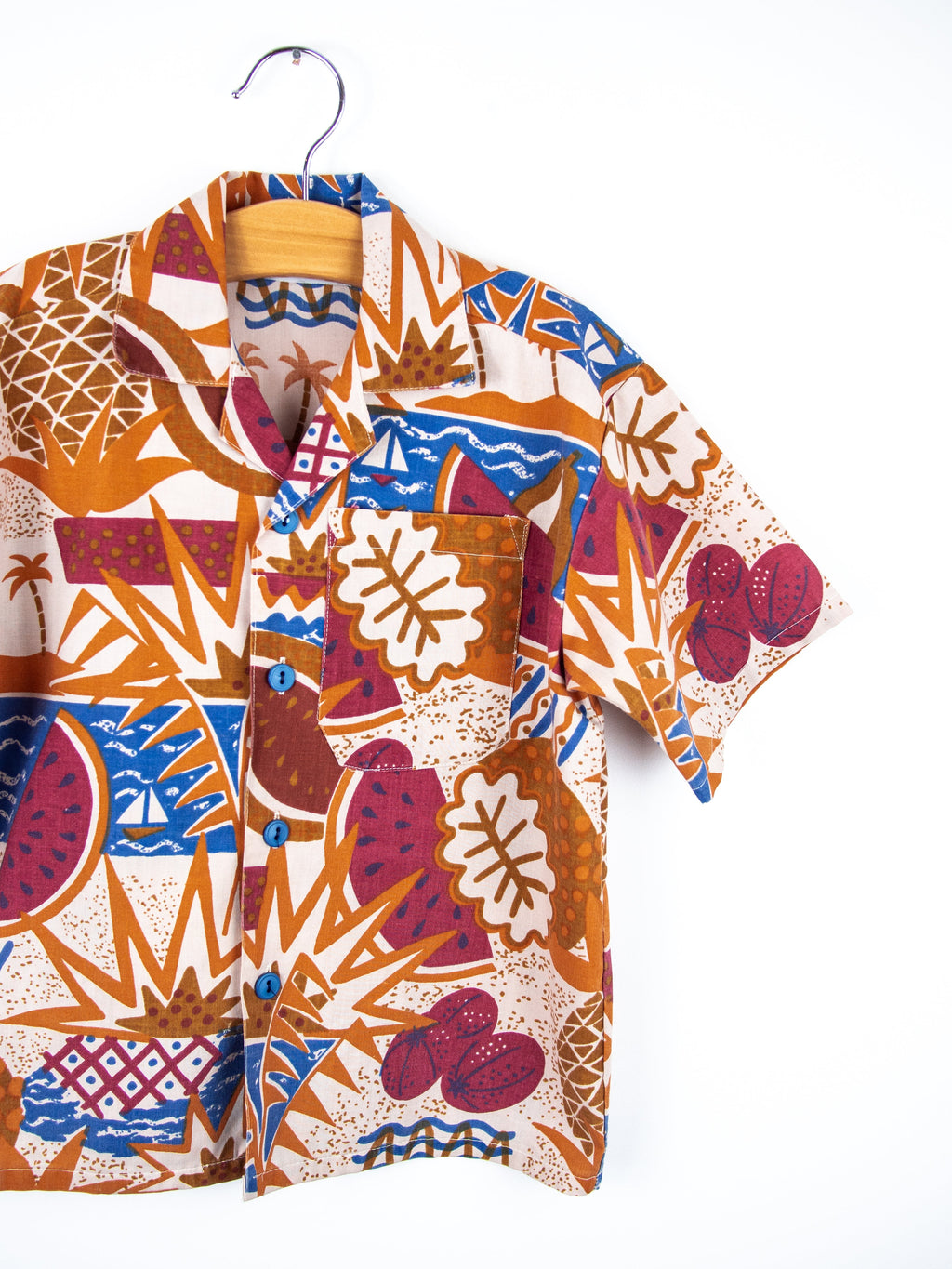 Vintage Fruit Print Shirt - Age 4 years