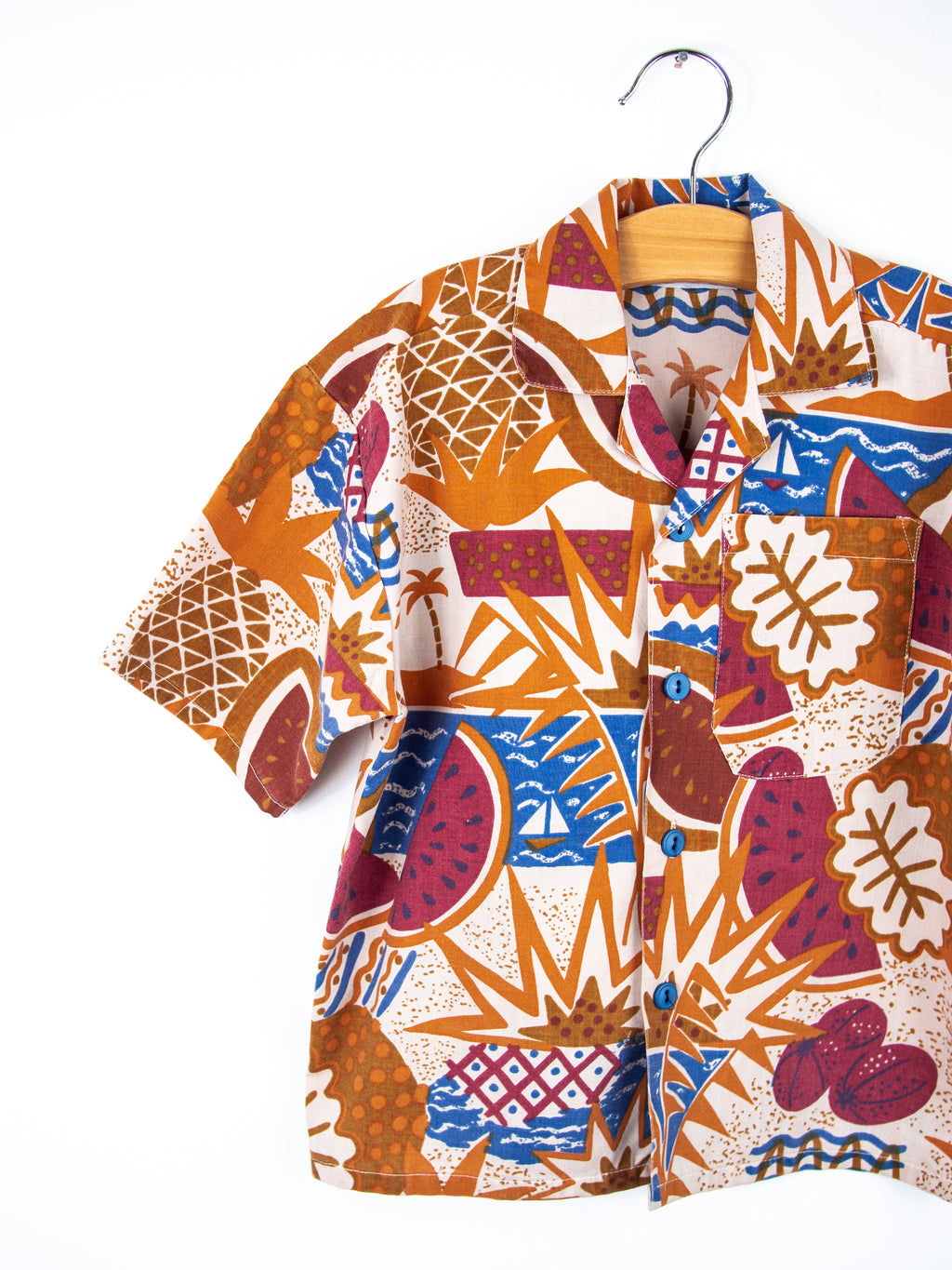 Vintage Fruit Print Shirt - Age 4 years