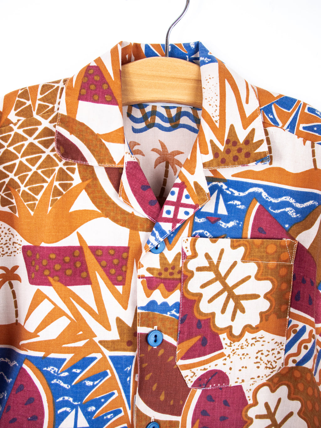Vintage Fruit Print Shirt - Age 4 years