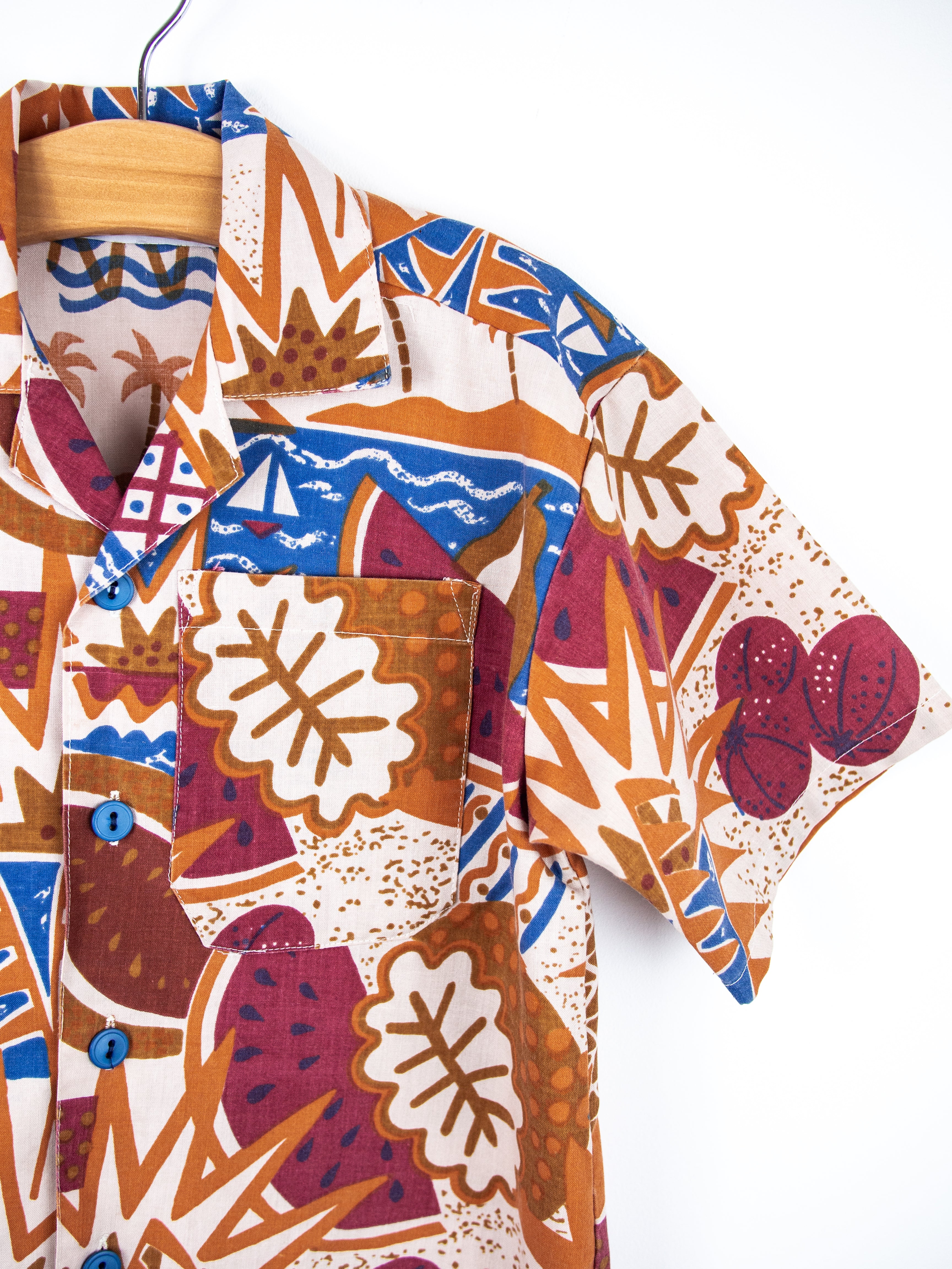 Vintage Fruit Print Shirt - Age 4 years