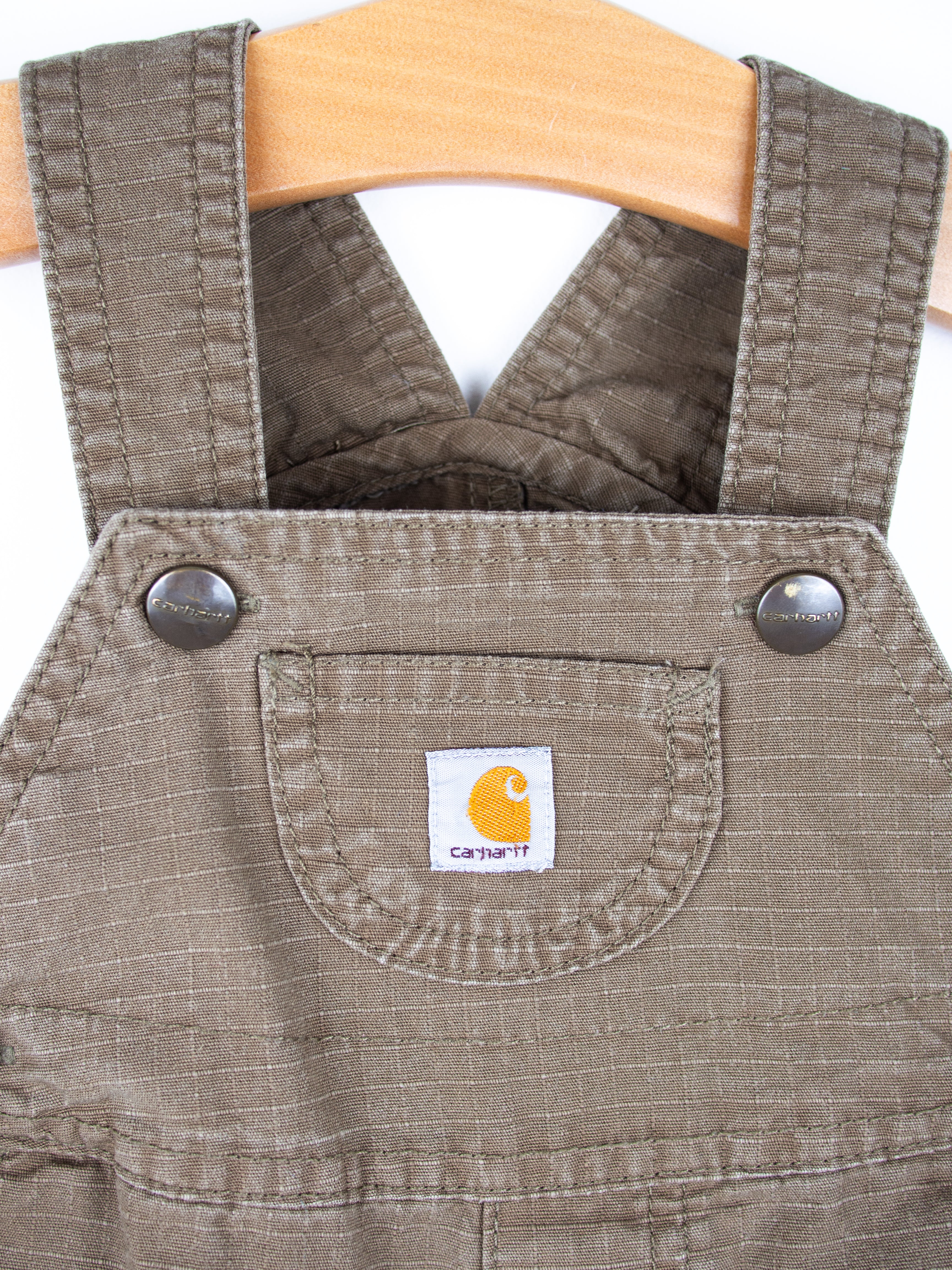 Carhartt Stone Canvas Ripstop Dungarees - Age 3 months