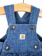 Carhartt Denim Dungaree Romper - Age 0-3 months