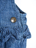 Carhartt Denim Dungaree Romper - Age 0-3 months