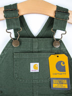 Carhartt Forest Green Canvas Dungarees - NEW WITH TAGS - Age 6 months