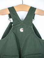 Carhartt Forest Green Canvas Dungarees - NEW WITH TAGS - Age 6 months