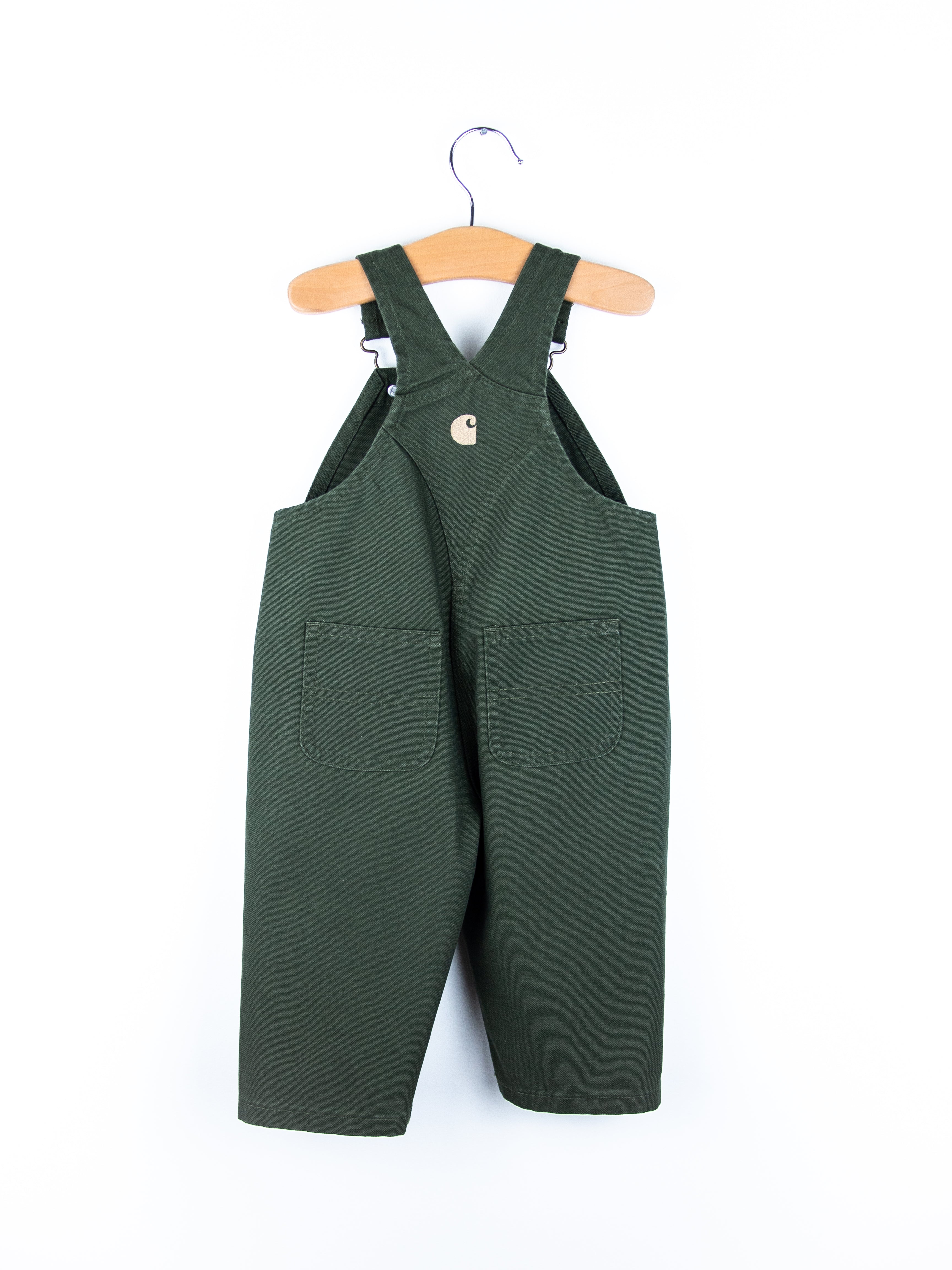 Carhartt Forest Green Canvas Dungarees - NEW WITH TAGS - Age 6 months