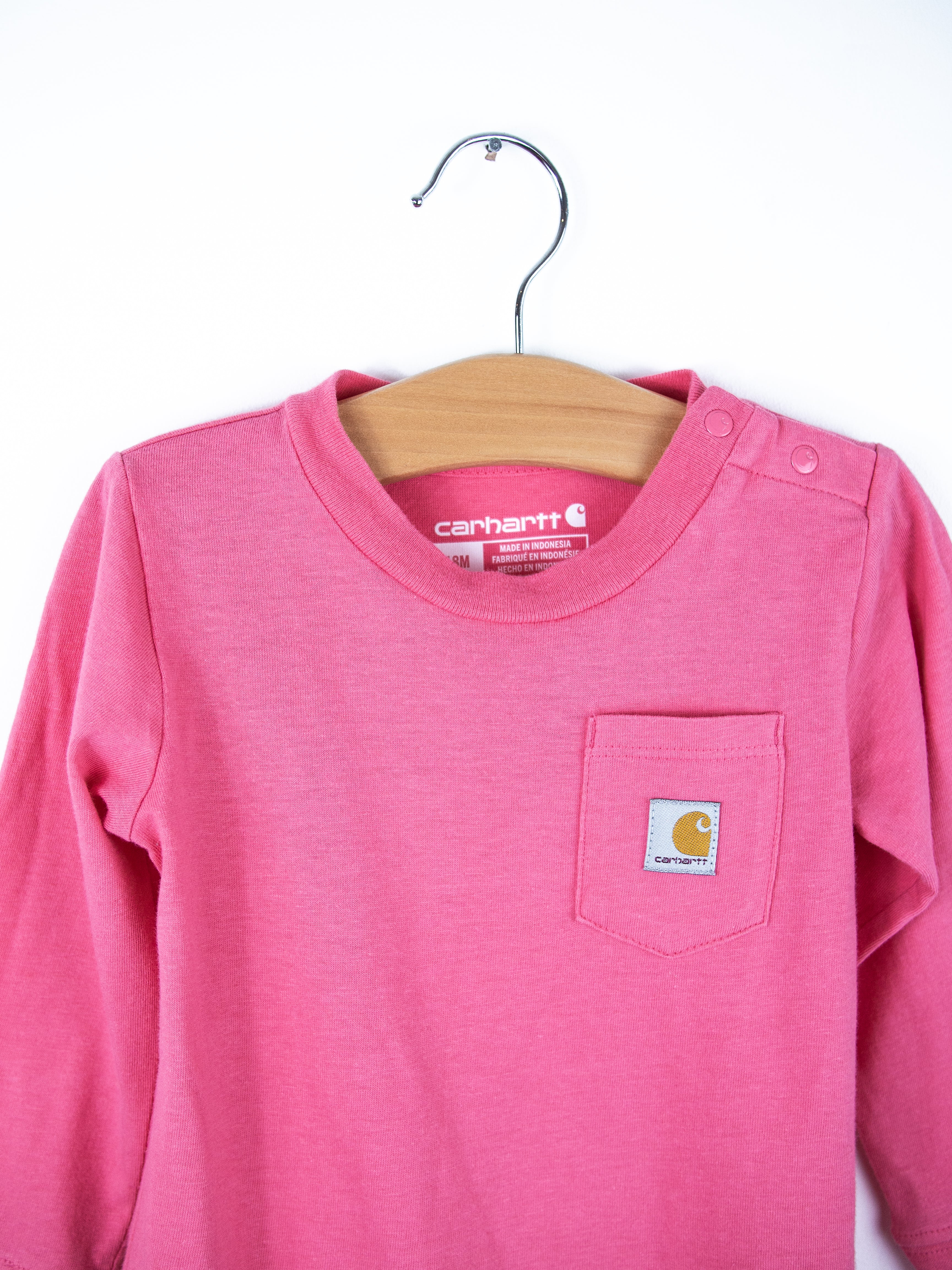 Carhartt Pink Baby Grow - Age 18 months