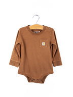 Carhartt Brown Baby Grow - Age 18 months