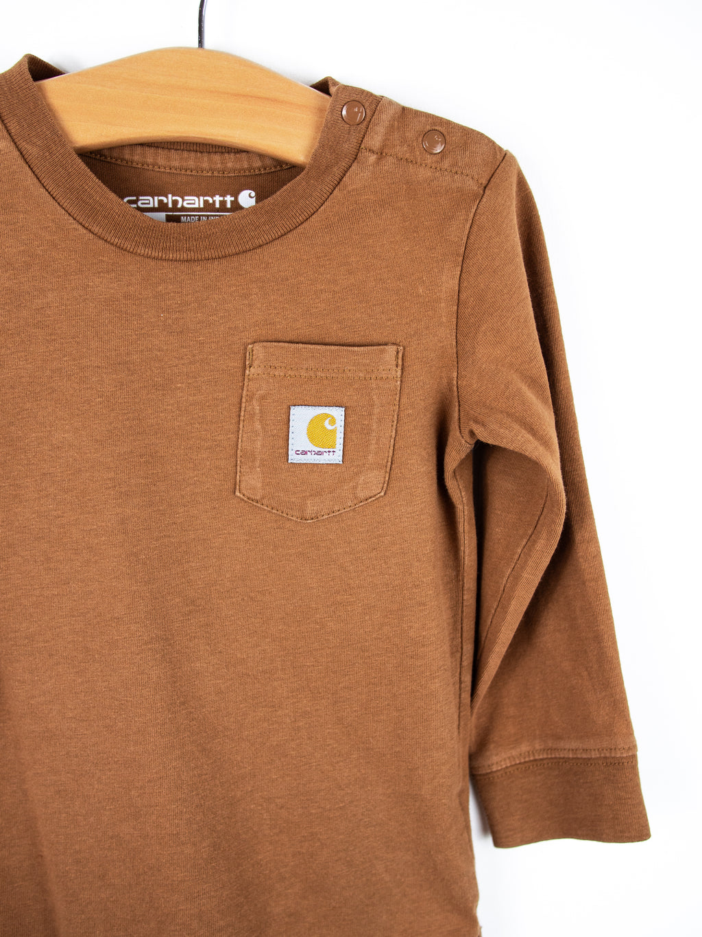 Carhartt Brown Baby Grow - Age 18 months