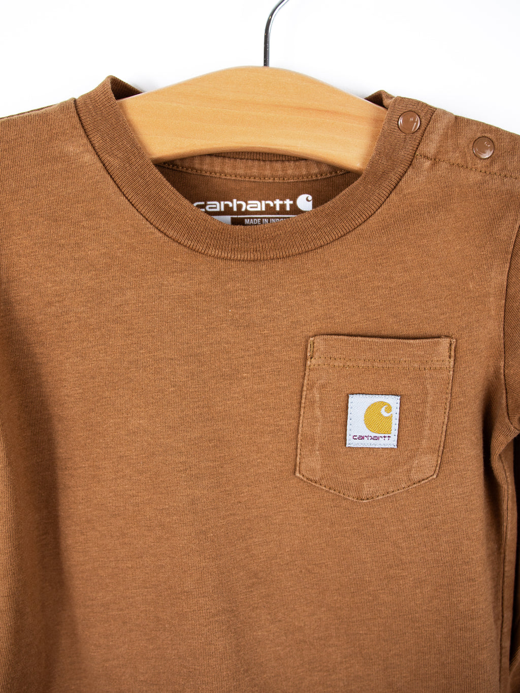 Carhartt Brown Baby Grow - Age 18 months