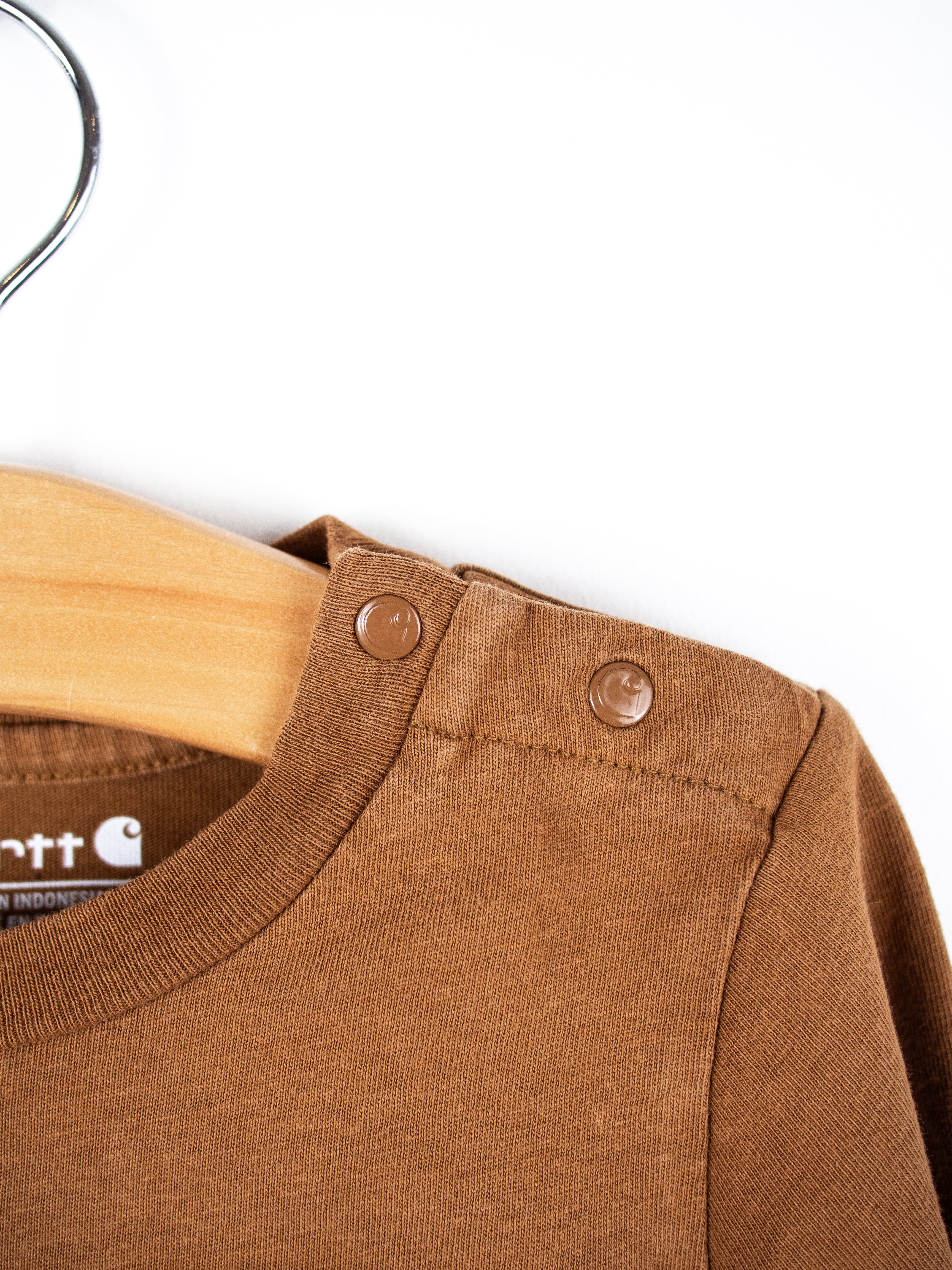 Carhartt Brown Baby Grow - Age 18 months