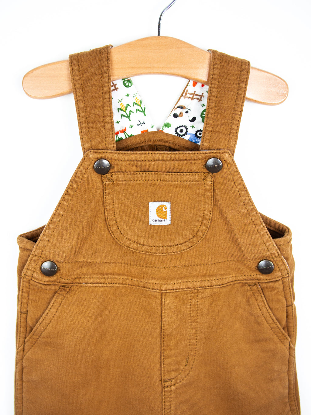 Carhartt Brown Jersey Dungaree Shorties