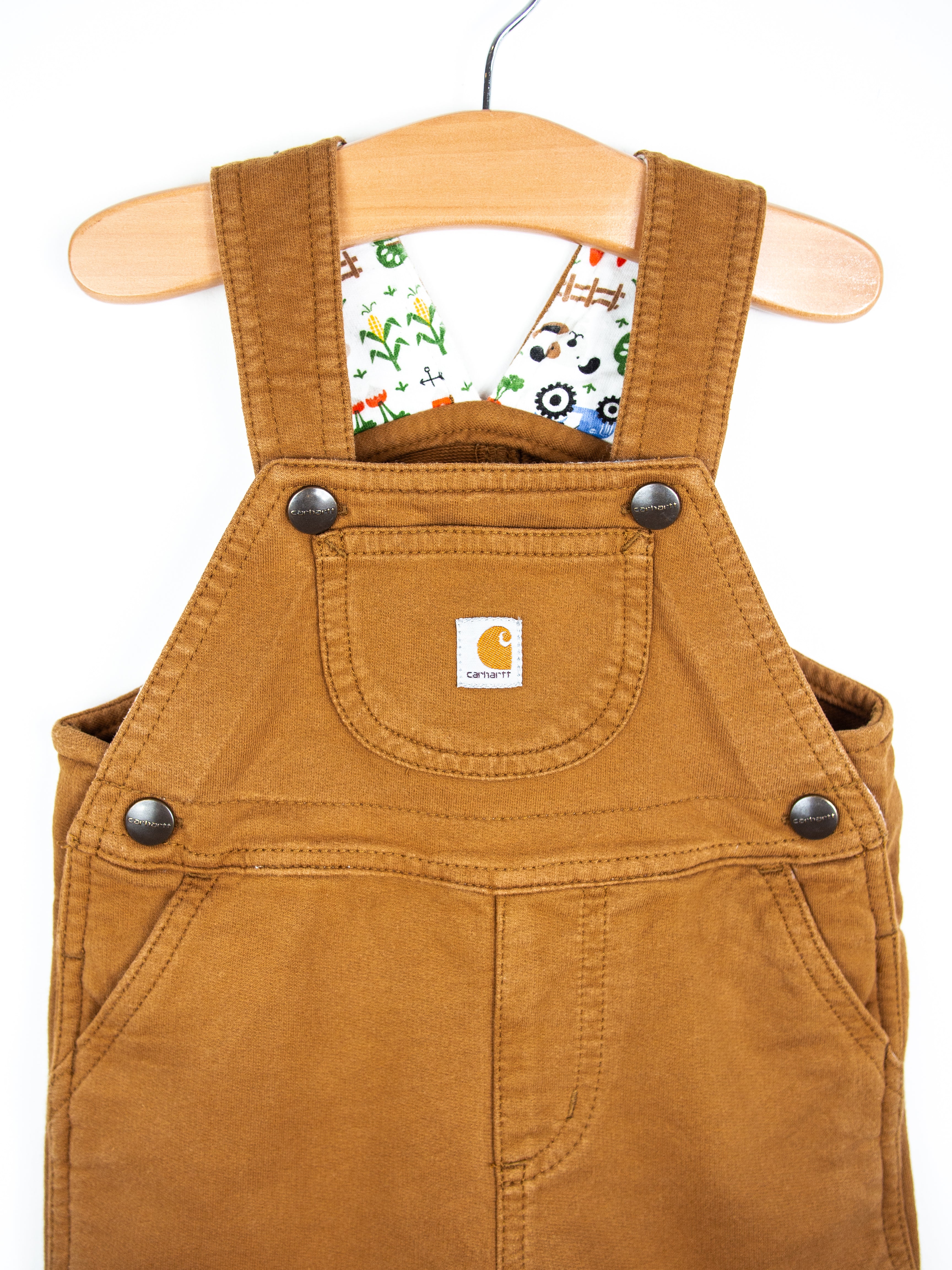Carhartt Brown Jersey Dungaree Shorties