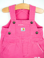 Carhartt Pink Floral Dungarees - Age 3 months