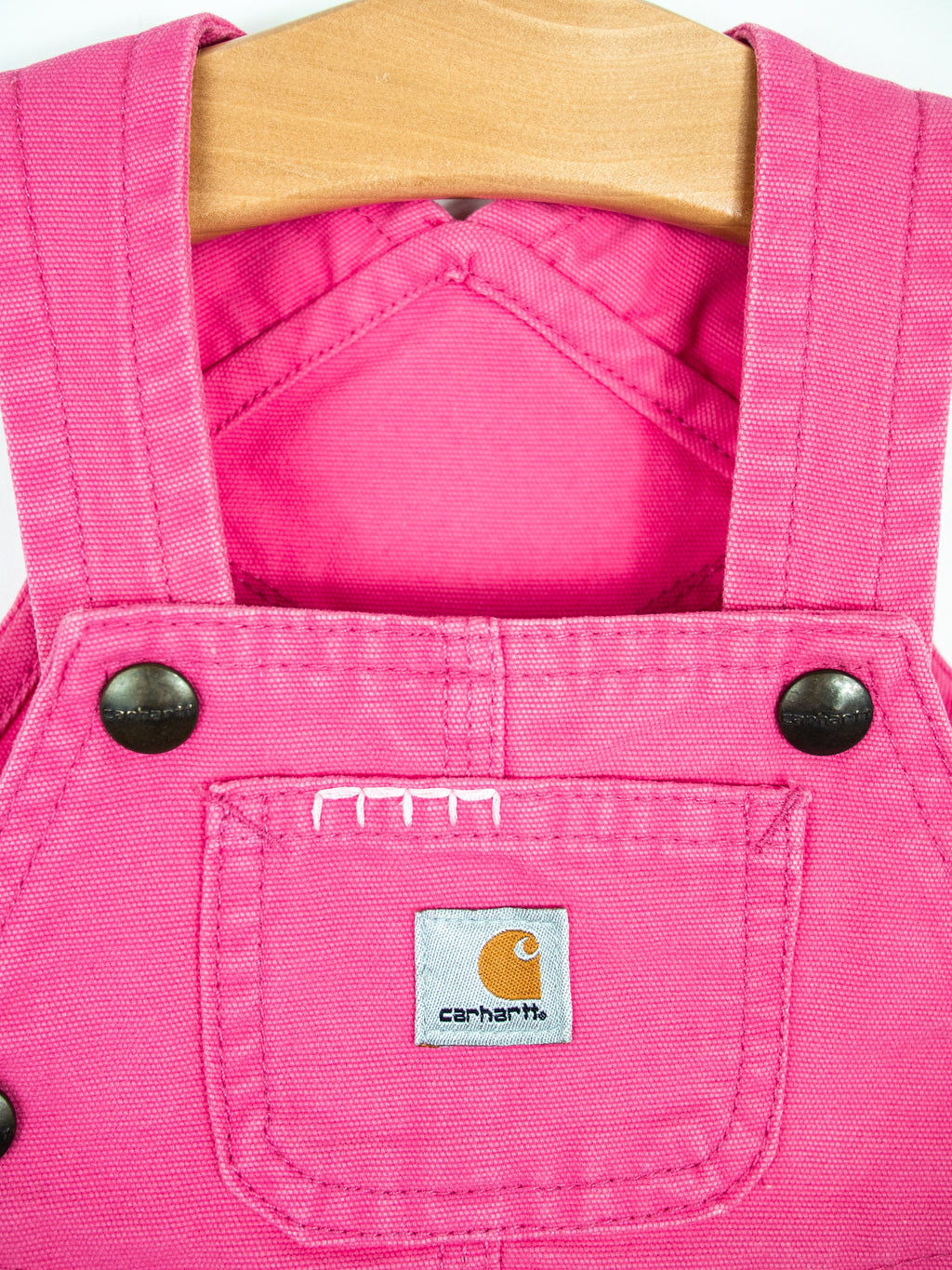 Carhartt Pink Floral Dungarees - Age 3 months