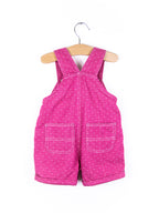 Carhartt Pink Polka Dot Dungaree Shorties - Age 9 months