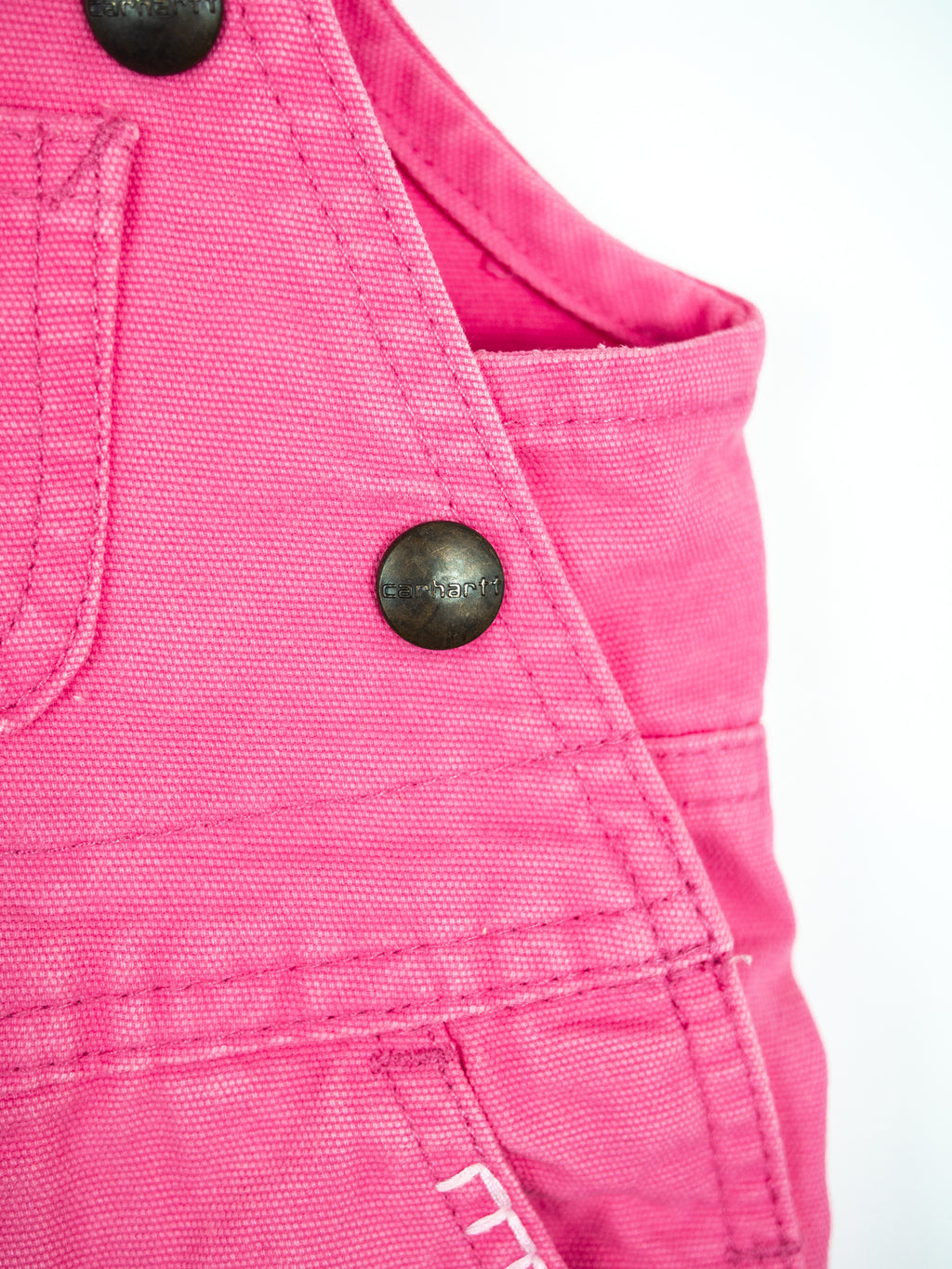 Carhartt Pink Floral Dungarees - Age 3 months
