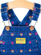 Osh Kosh Rare Cat Denim Dungarees - Age 12 months