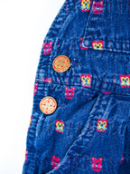 Osh Kosh Rare Cat Denim Dungarees - Age 12 months