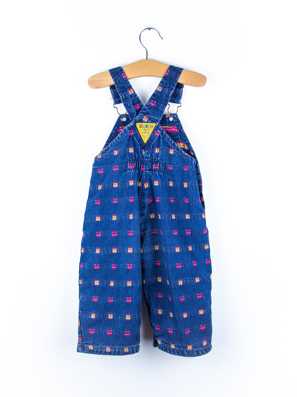 Osh Kosh Rare Cat Denim Dungarees - Age 12 months