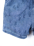 Carhartt Floral  Chambray Denim Dungaree Shorties - Age 9 months
