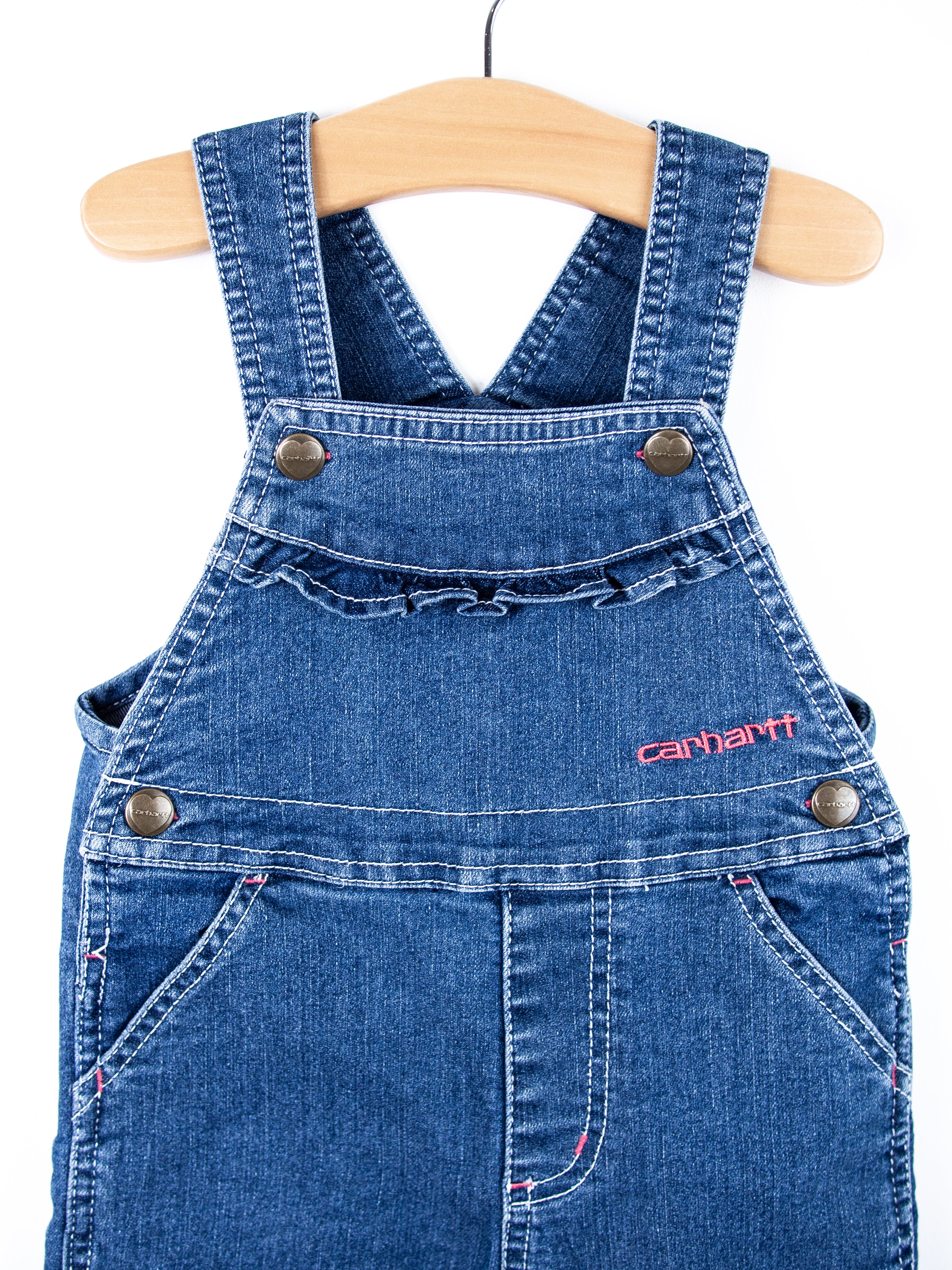 Carhartt Frill Denim Dungarees - Age 9-12 months