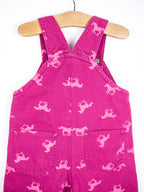 Carhartt Pink Horse Dungarees - Age 18 months