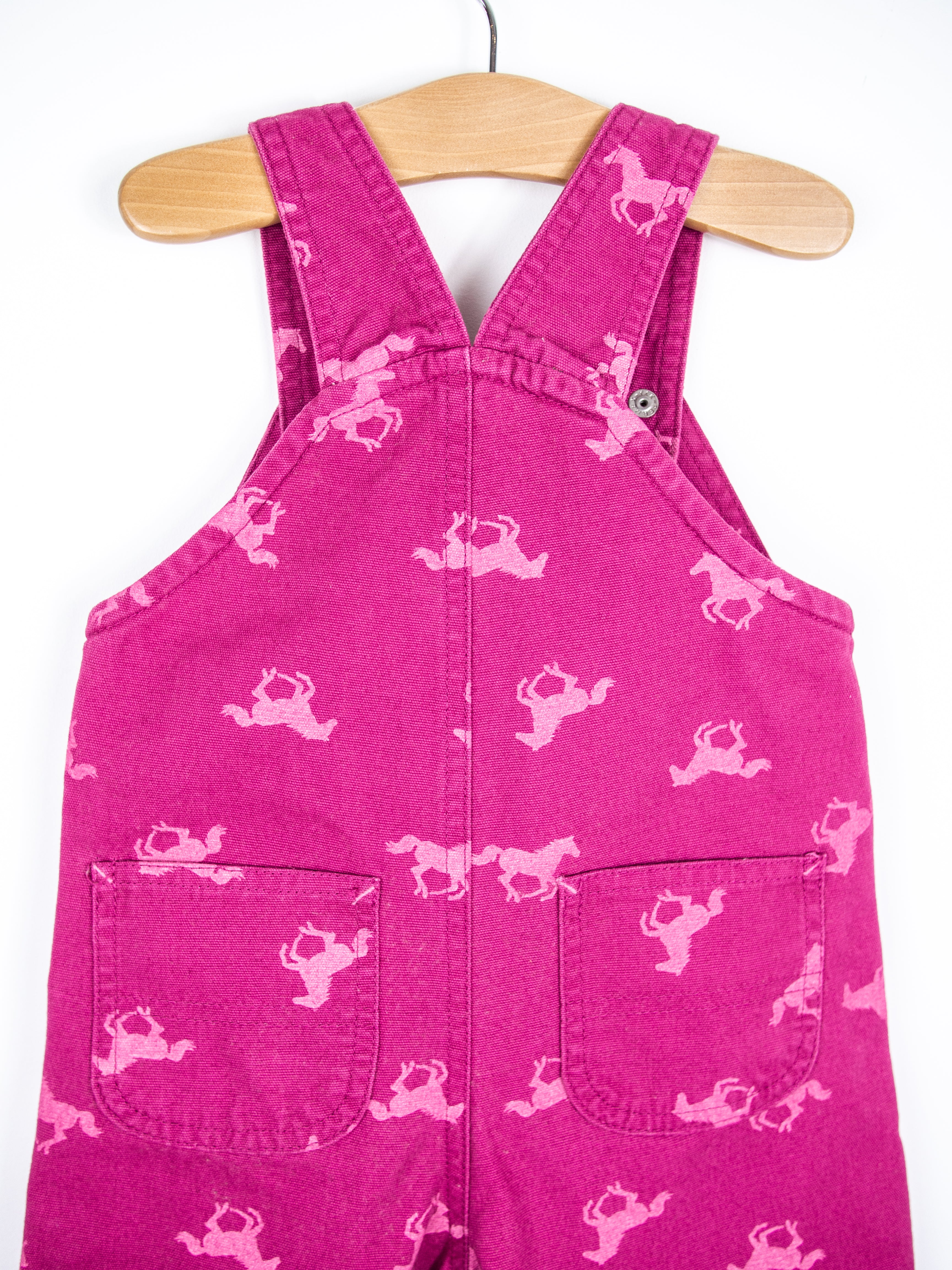 Carhartt Pink Horse Dungarees - Age 18 months