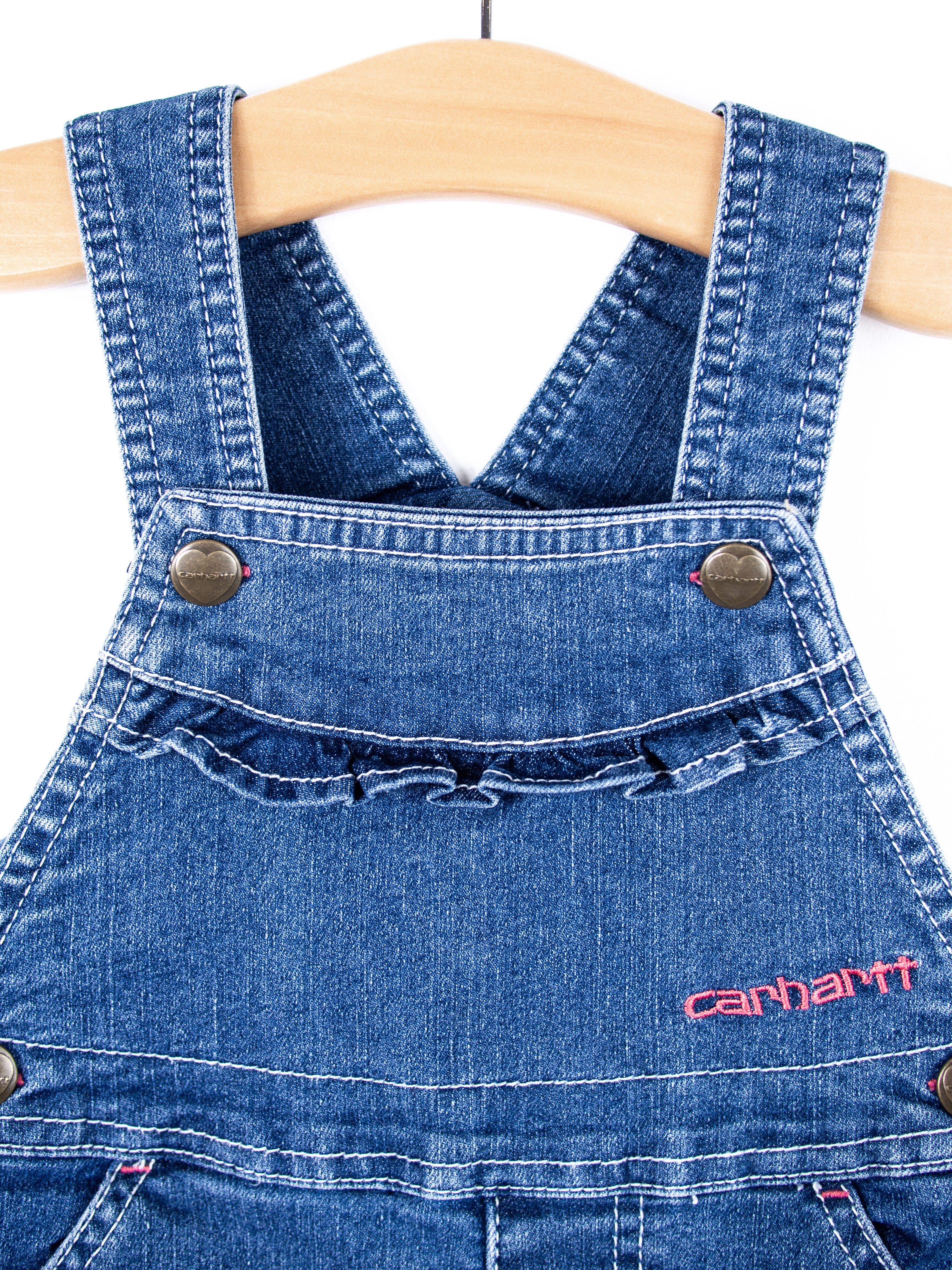 Carhartt Frill Denim Dungarees - Age 9-12 months