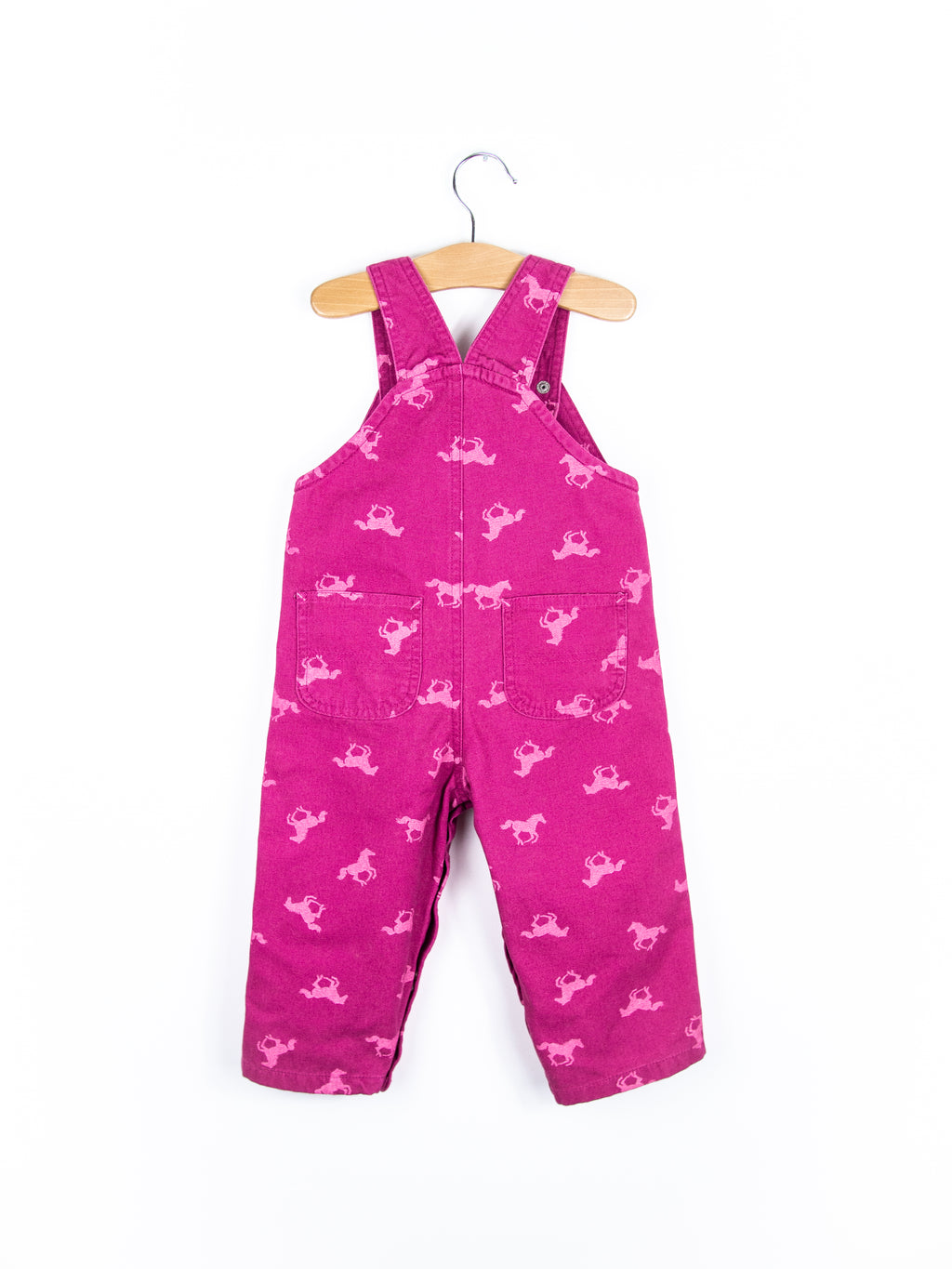 Carhartt Pink Horse Dungarees - Age 18 months