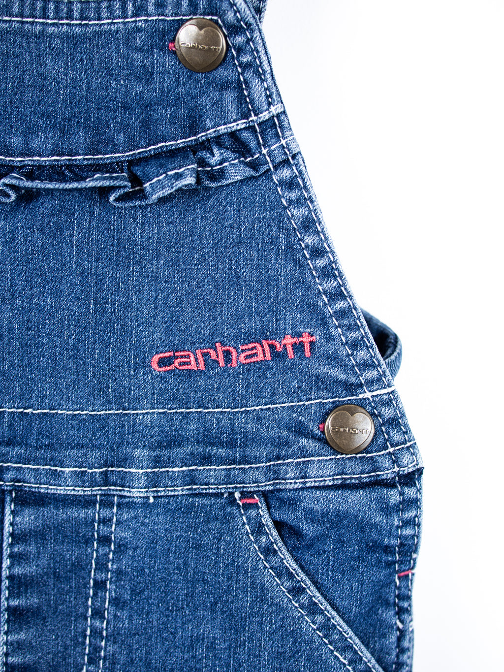 Carhartt Frill Denim Dungarees - Age 9-12 months