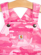 Carhartt Pink Camouflage Dungarees - Age 18 months
