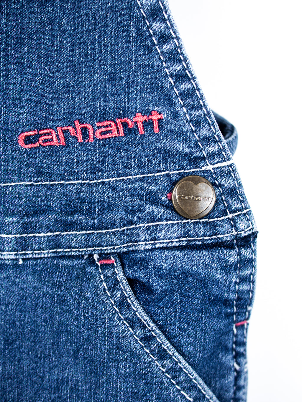 Carhartt Frill Denim Dungarees - Age 9-12 months
