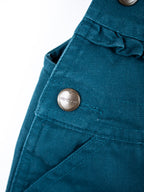 Carhartt Teal Frill Dungarees - Age 0-3 months