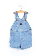 Osh Kosh Hickory Stripe Dungaree Shorties - Age 4-5 years