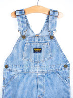 Osh Kosh Hickory Stripe Dungaree Shorties - Age 4-5 years