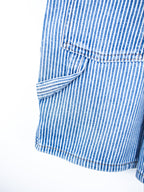 Osh Kosh Hickory Stripe Dungaree Shorties - Age 4-5 years