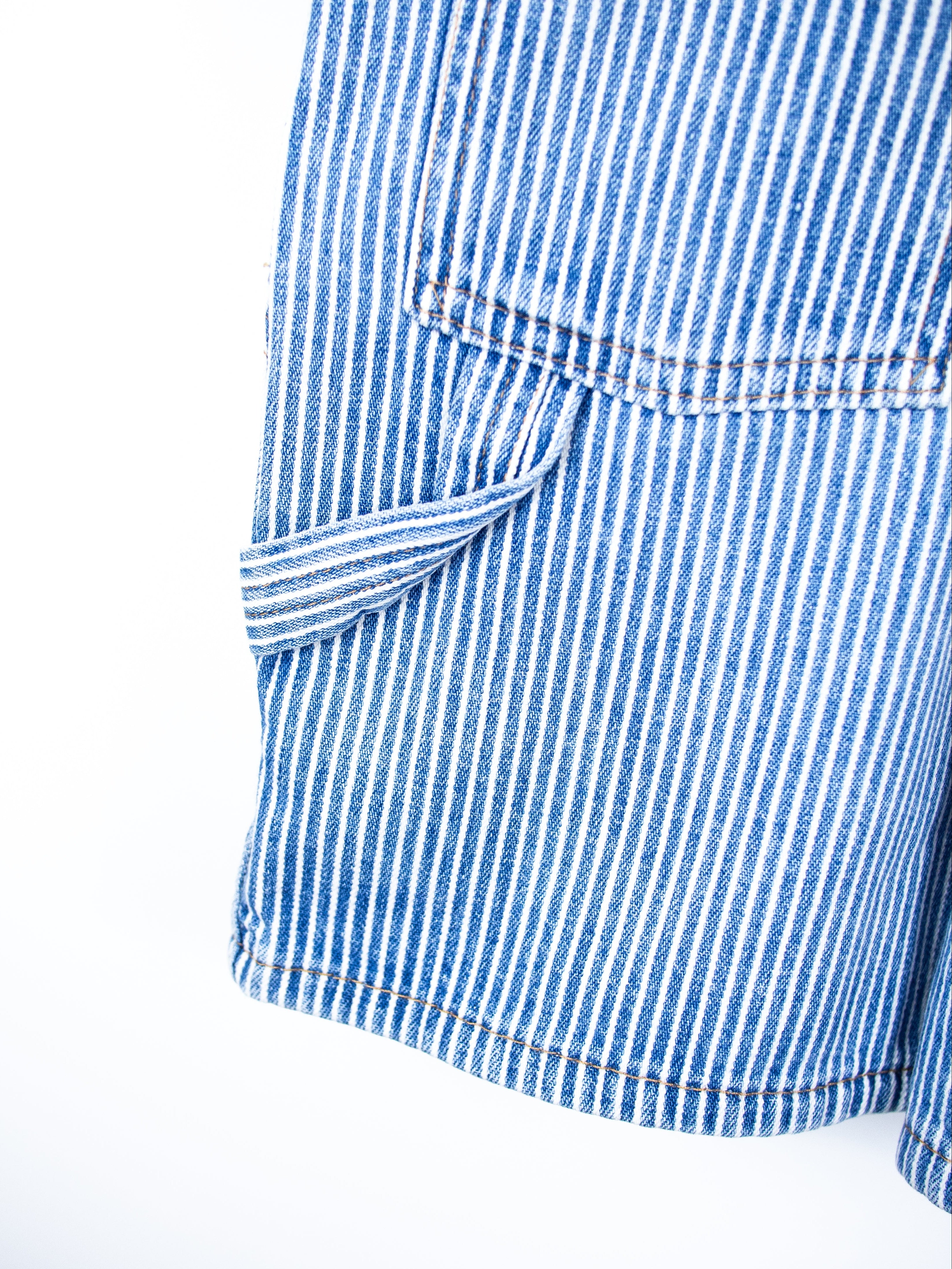 Osh Kosh Hickory Stripe Dungaree Shorties - Age 4-5 years