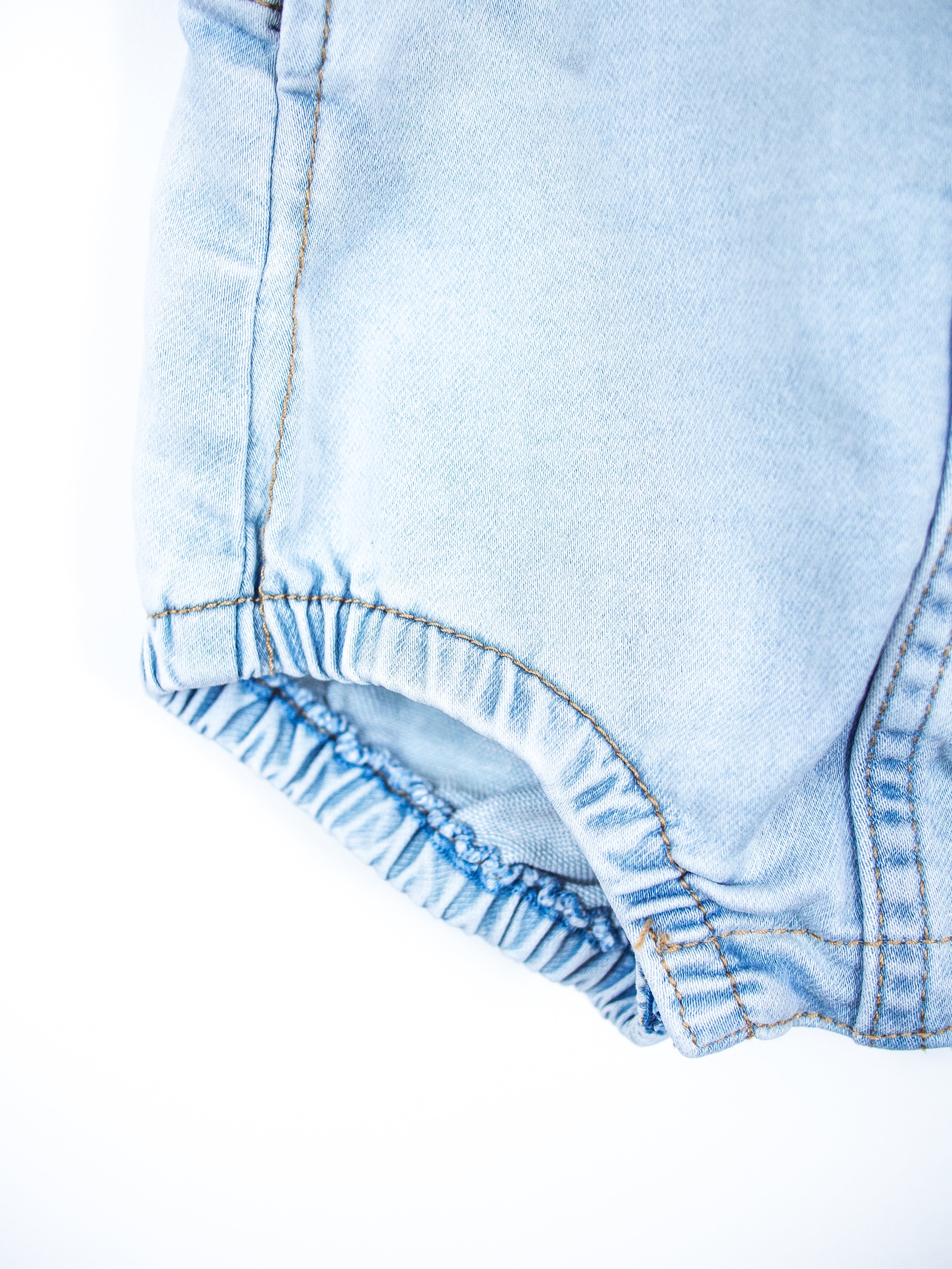 Levi's Light Denim Dungaree Romper - Age 9-12 months